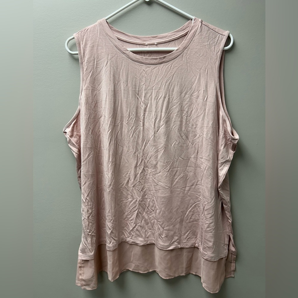 Women’s Pink Lightweight Tank Top